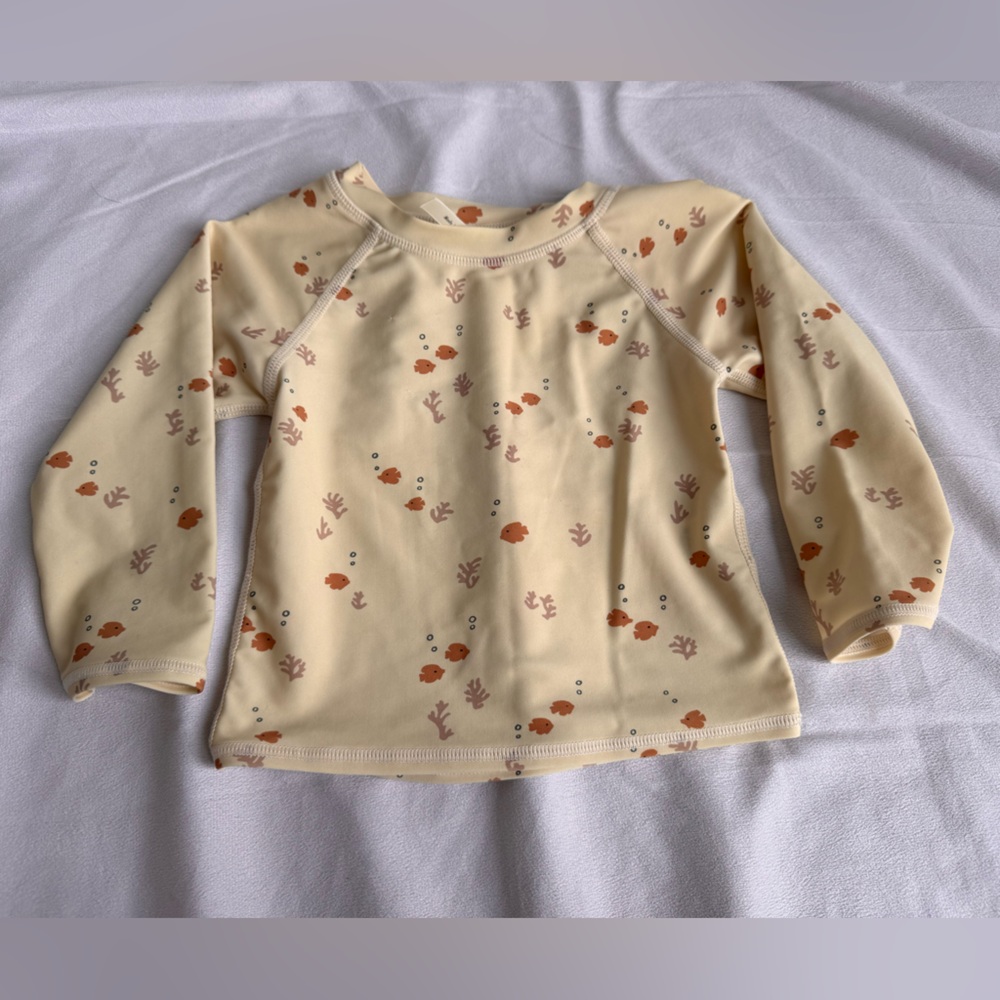 RYLEE + CRU ANGELFISH RASHGUARD Swim Top Baby 18-24 months long sleeve UPF - Picture 2 of 6